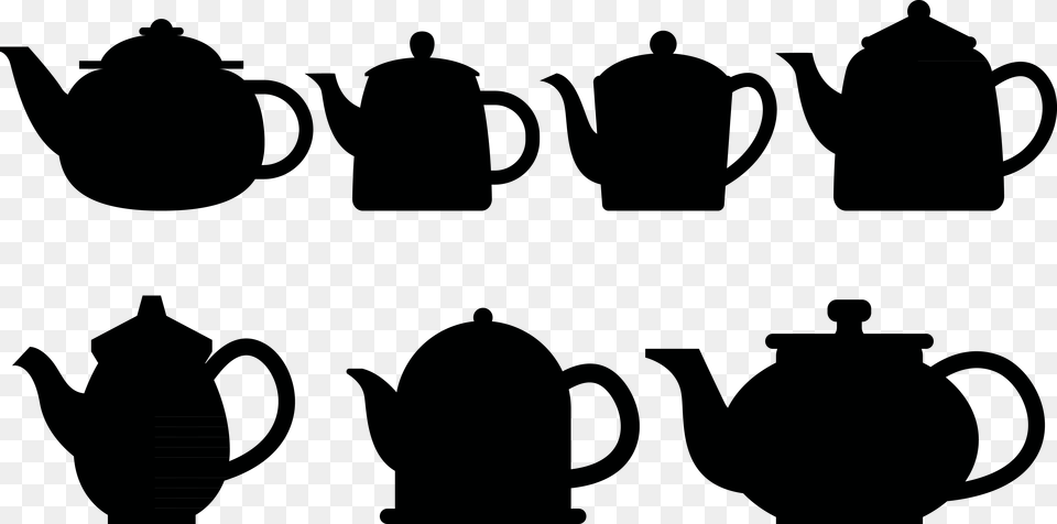 Coffee Teapot Silhouette Asian Teapot Silhouette, Cookware, Pot, Pottery Png