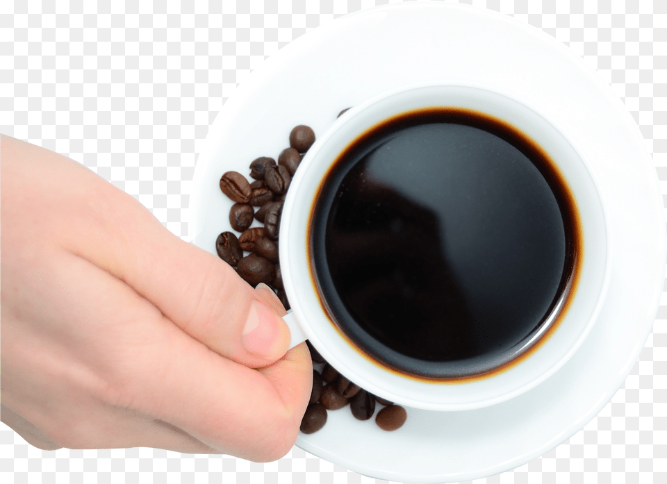 Coffee Top View Cup, Beverage, Coffee Cup Png