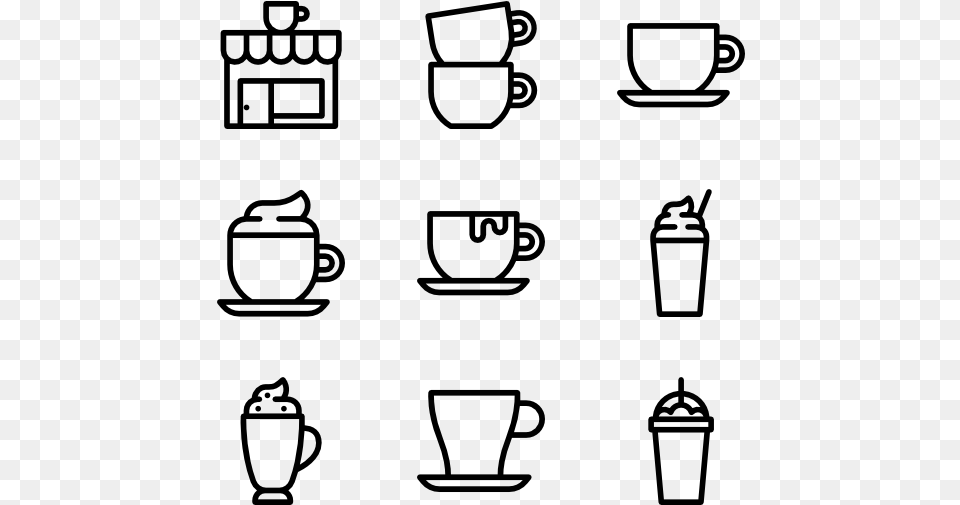 Coffee Wedding Icon, Gray Free Png Download