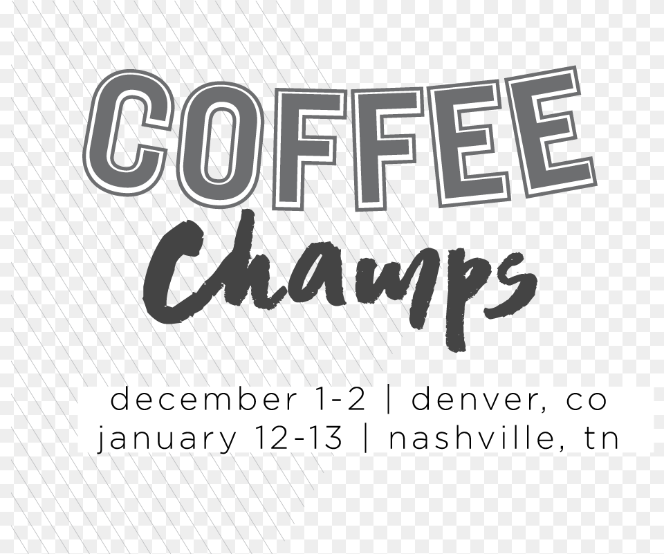 Coffeechamps Is Caffeine Packed Weekend Event Featuring Calligraphy, Advertisement, Poster, Text, City Png