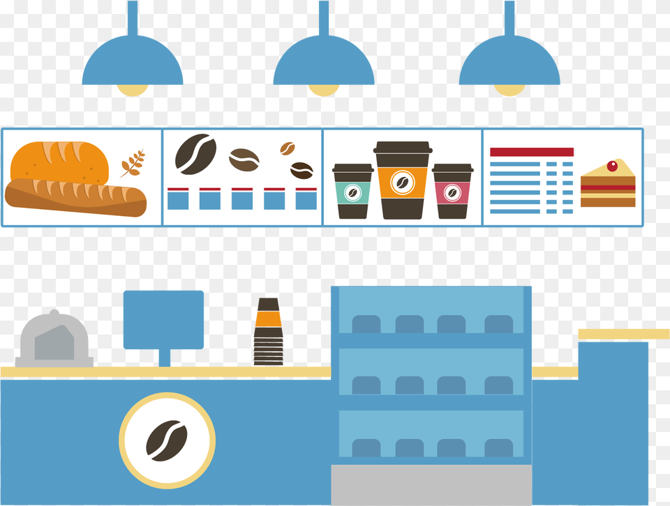 Coffeeshop Header Clipart Coffee Shop, Cup, Disposable Cup Free Transparent Png