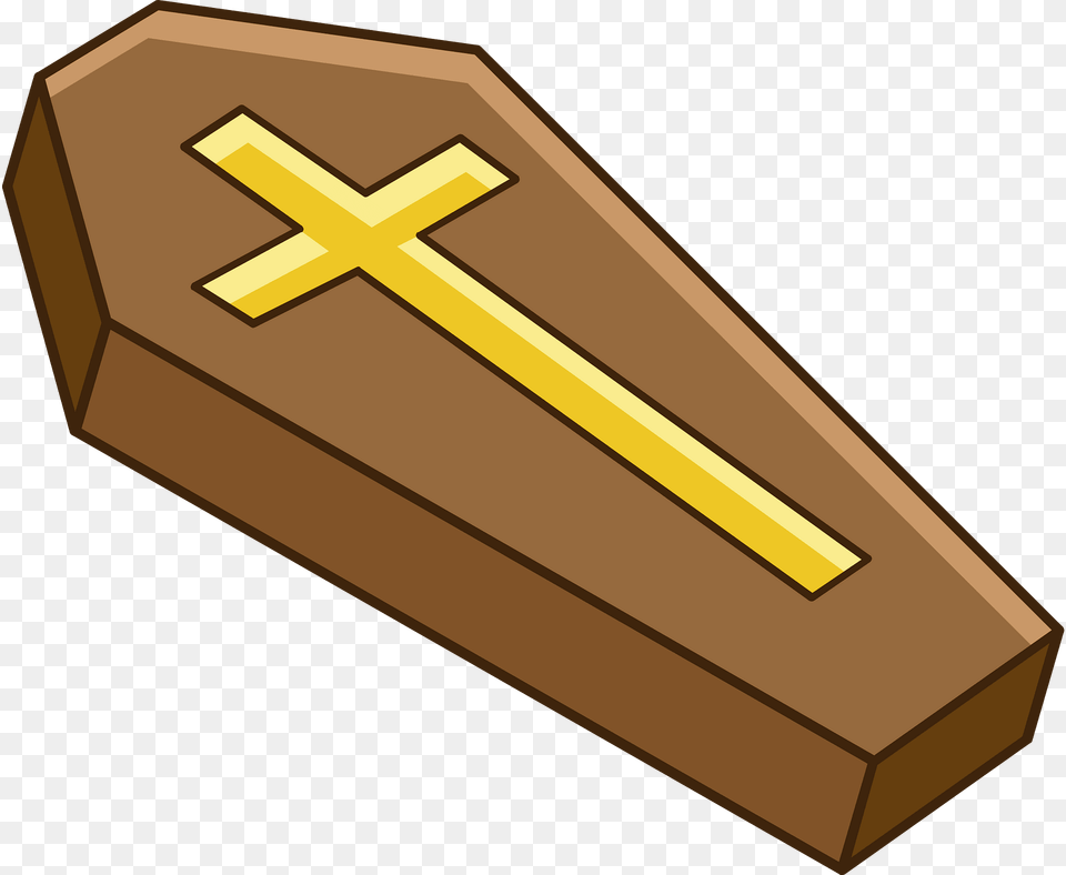 Coffin Clipart, Cross, Symbol, Wedge Free Transparent Png
