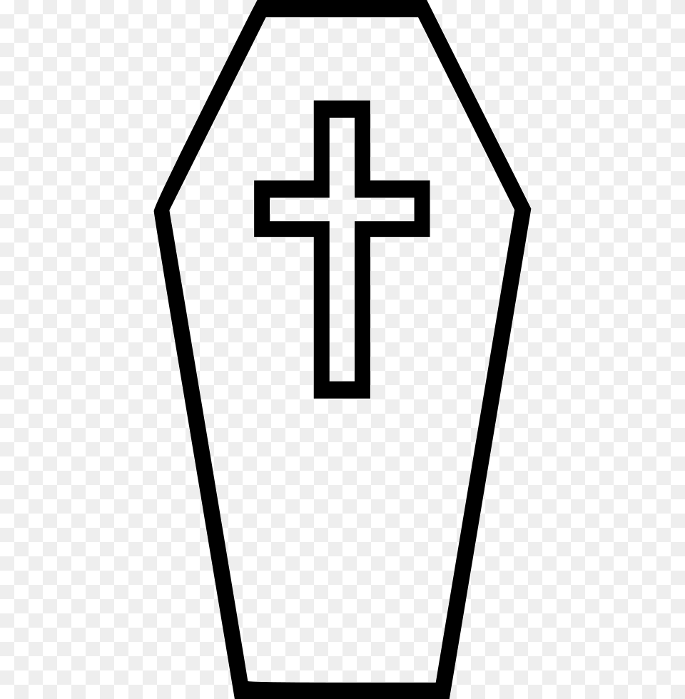 Coffin Clipart, Cross, Symbol, Sign Png Image