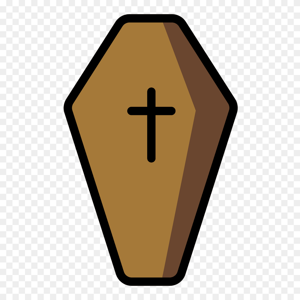Coffin Emoji Clipart, Cross, Symbol, Sign Free Png