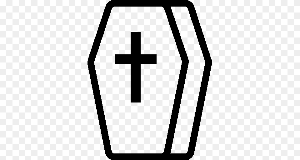 Coffin Icon Halloween Iconset, Cross, Symbol, Sign, First Aid Free Png