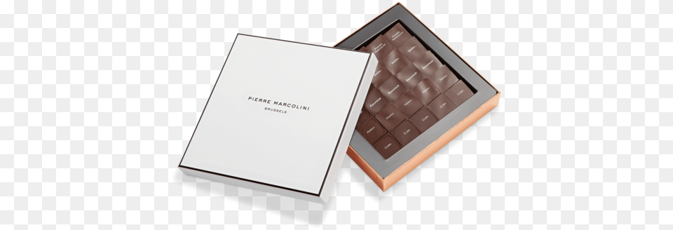 Coffret De 25 Saveurs Du Monde Pierre Marcolini Brussels, Chocolate, Dessert, Food, Computer Hardware Free Png Download