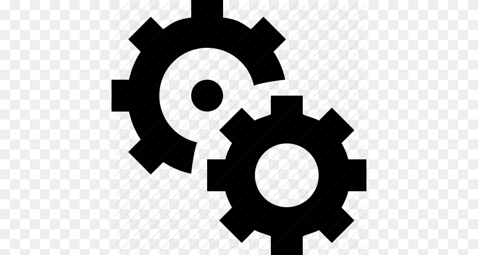 Cog Cogs Configuration Gears Settings Icon, Machine, Gear Free Png Download