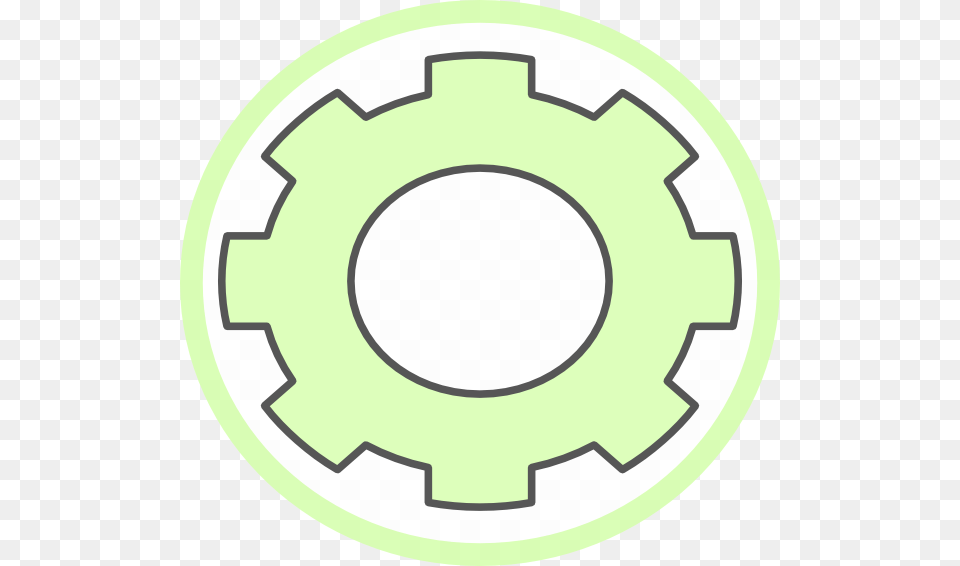 Cog Green Gear Clip Arts For Web, Machine, Spoke, Wheel, Ammunition Free Png