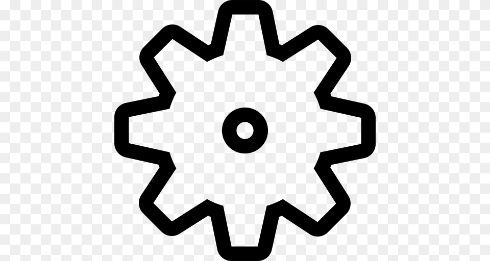 Cog Icon With And Vector Format For Unlimited Gray Free Png Download