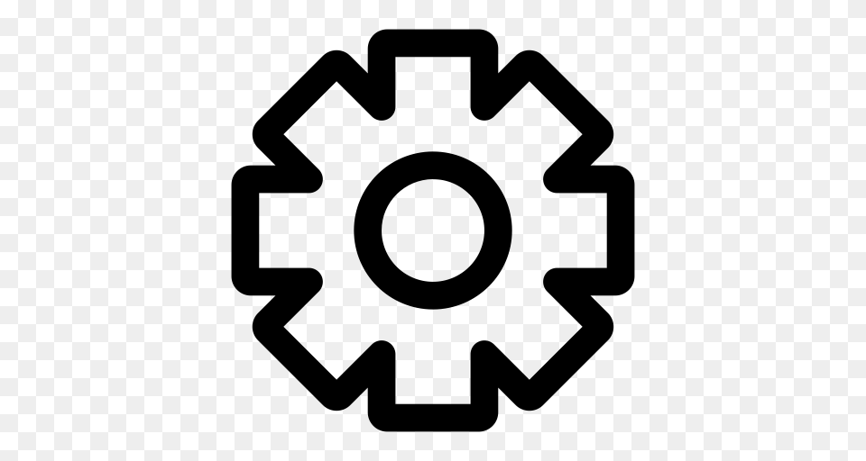 Cog Replication Icon With And Vector Format For Unlimited, Gray Free Png