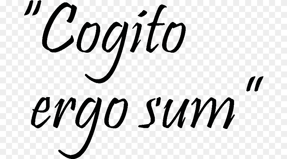 Cogito Ergo Sum, Text, Blackboard Free Png