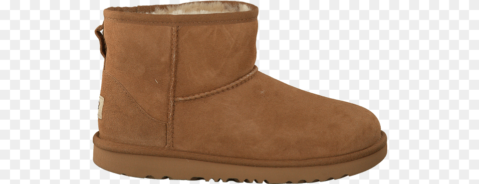 Cognac Ugg Fur Boots Classic Mini Ii Kids Number Snow Boot, Clothing, Footwear, Suede Free Transparent Png