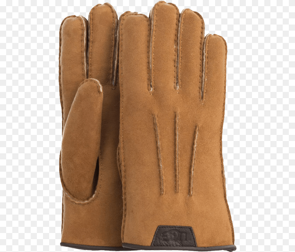 Cognacfarbene Ugg Handschuhe Casual Glove With Leather Ugg Gloves Mens, Baseball, Baseball Glove, Clothing, Sport Png