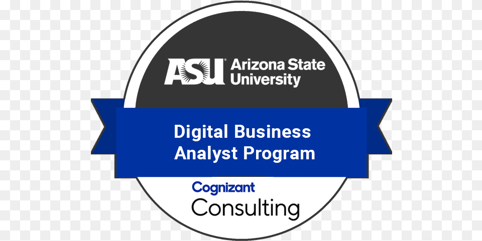 Cognizant Digital Business Analyst Certificate Program Asu Free Png Download