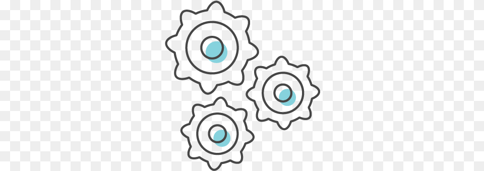 Cogs Icon Circle, Machine, Gear Png Image