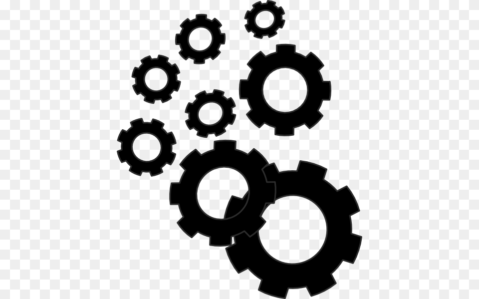 Cogs Vector Jpg Black And White Stock Cogs Clipart, Machine, Gear, Ammunition, Grenade Png