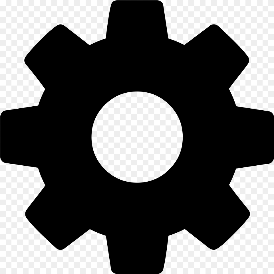 Cogs Vector Transparent Bootstrap Gear Icon, Gray Free Png