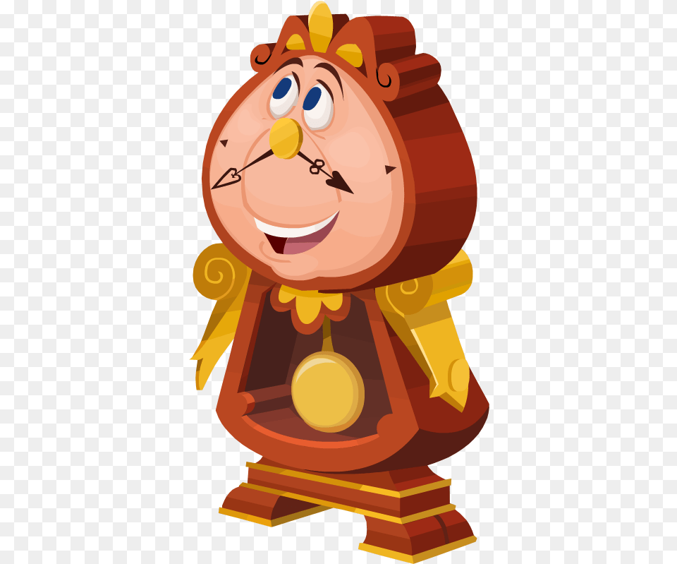 Cogsworth Beauty And The Printable Beauty And The Beast Characters, Dynamite, Weapon, Ammunition, Face Free Transparent Png
