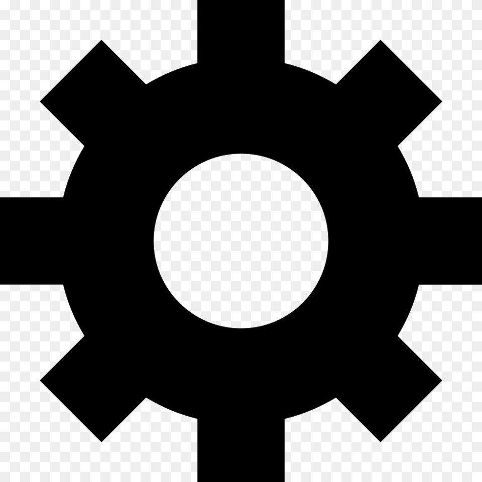 Cogwheel Shape Icon Download, Machine, Gear, Astronomy, Moon Free Png