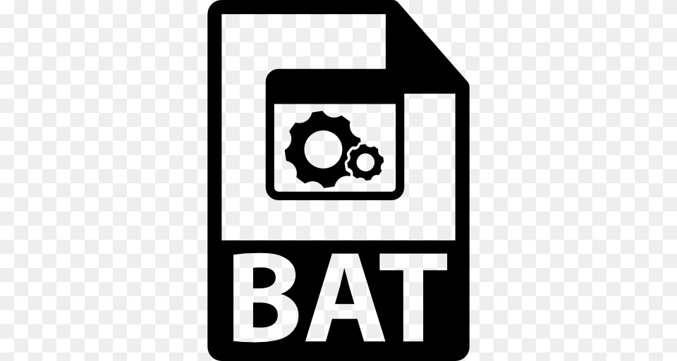Cogwheels Bat Format Bat Bat Symbol Cogwheel Interface, Gray Free Transparent Png