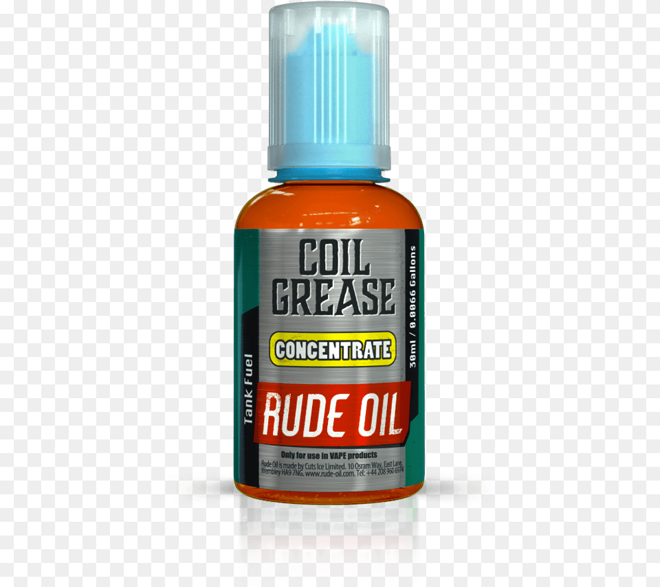 Coil Grease Concentrate Rude Oil Coil Grease, Bottle, Cosmetics, Perfume, Tin Png