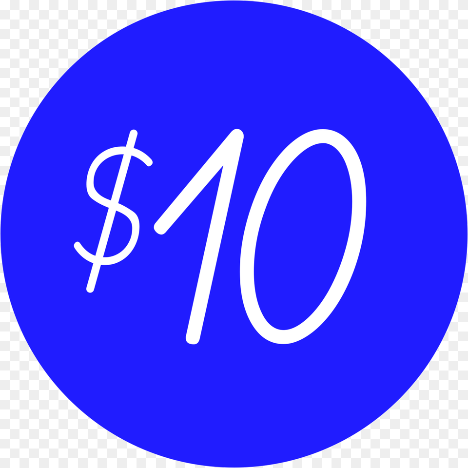 Coin 10 Dollars Logo, Light, Disk, Text Png Image
