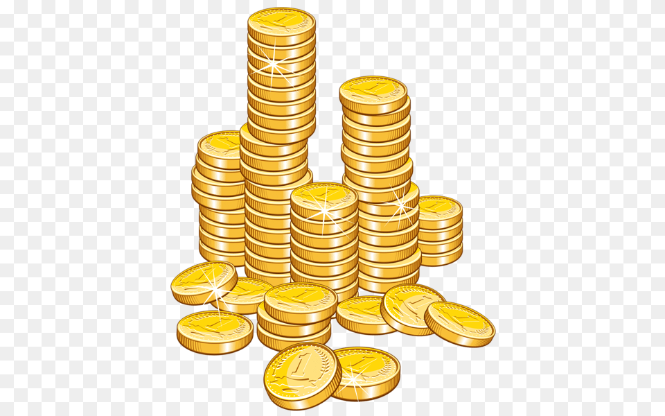 Coin, Gold, Treasure, Smoke Pipe, Money Free Png Download