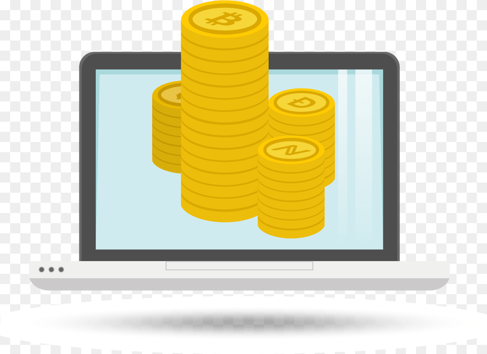 Coin, Computer, Electronics, Tape, Pc Png Image
