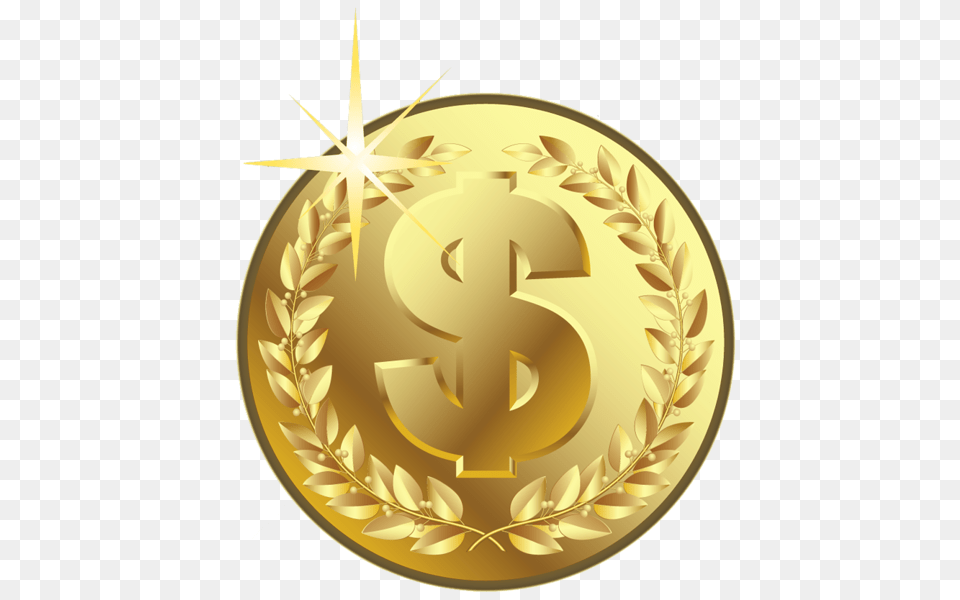 Coin, Gold, Chandelier, Lamp Png