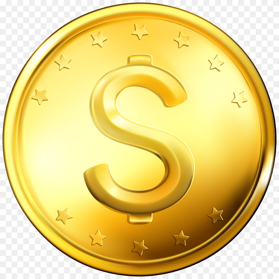 Coin, Gold, Text, Symbol, Number Free Png
