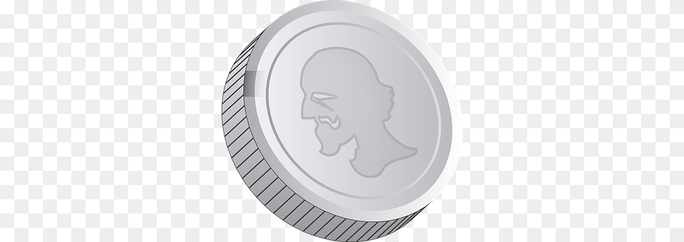 Coin Silver, Plate, Money Free Png