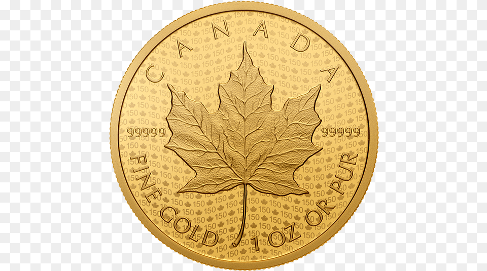 Coin, Leaf, Plant, Gold Free Transparent Png