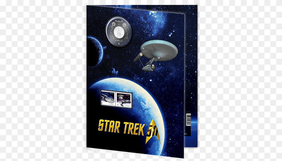 Coin And Stamp Set Star Trek Tm Star Trek, Aircraft, Astronomy, Outer Space, Transportation Free Png Download