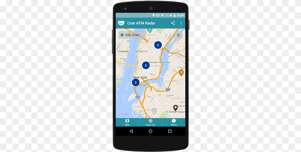 Coin Atm Radar Android App Atm App, Electronics, Mobile Phone, Phone, Gps Free Png