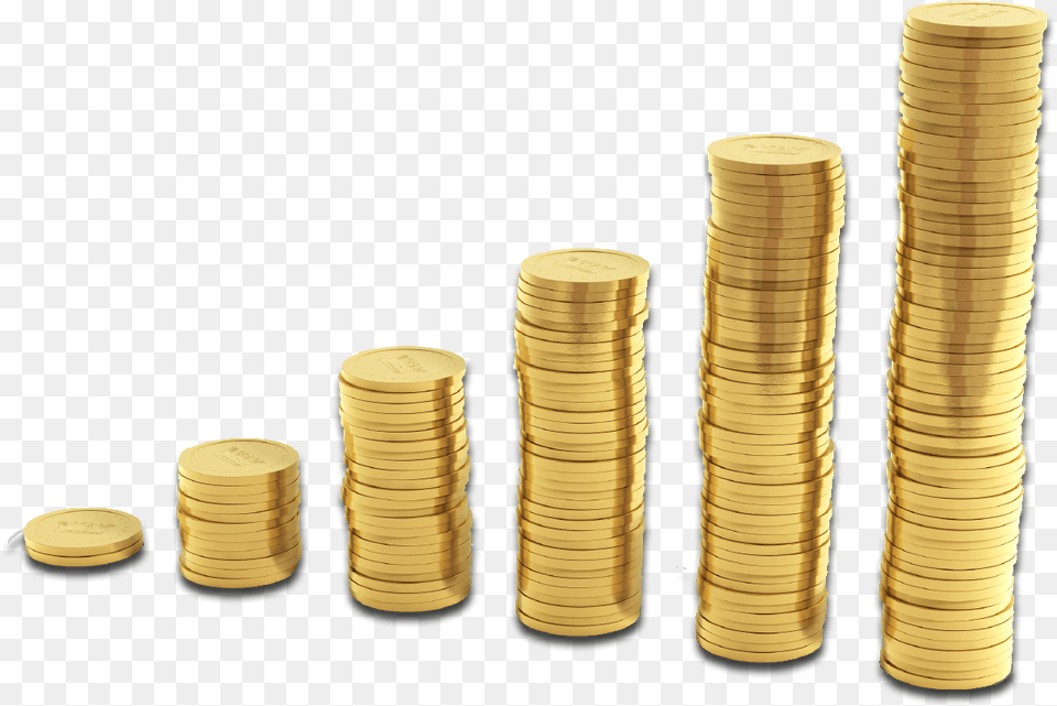 Coin Border Stack Of Coins, Treasure, Money, Can, Tape Png Image