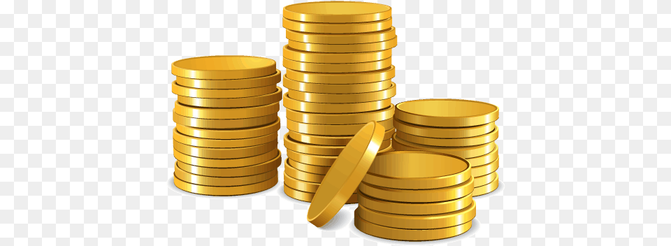 Coin But One Of Gold Coins Plain, Treasure, Tape, Money Free Png