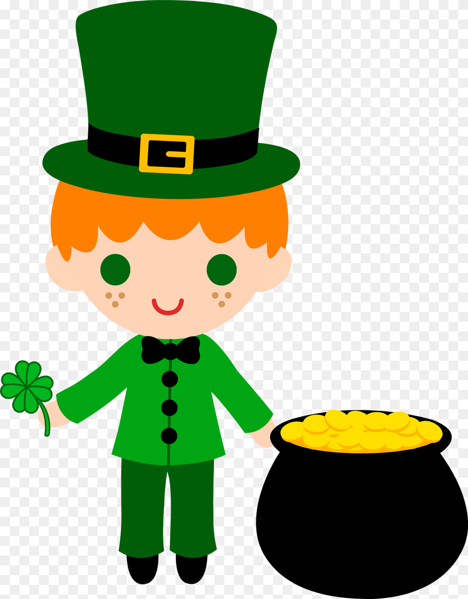 Coin Clipart Leprechaun Gold St Patricks Day Clipart For Kids, Baby, Person, Clothing, Hat Png