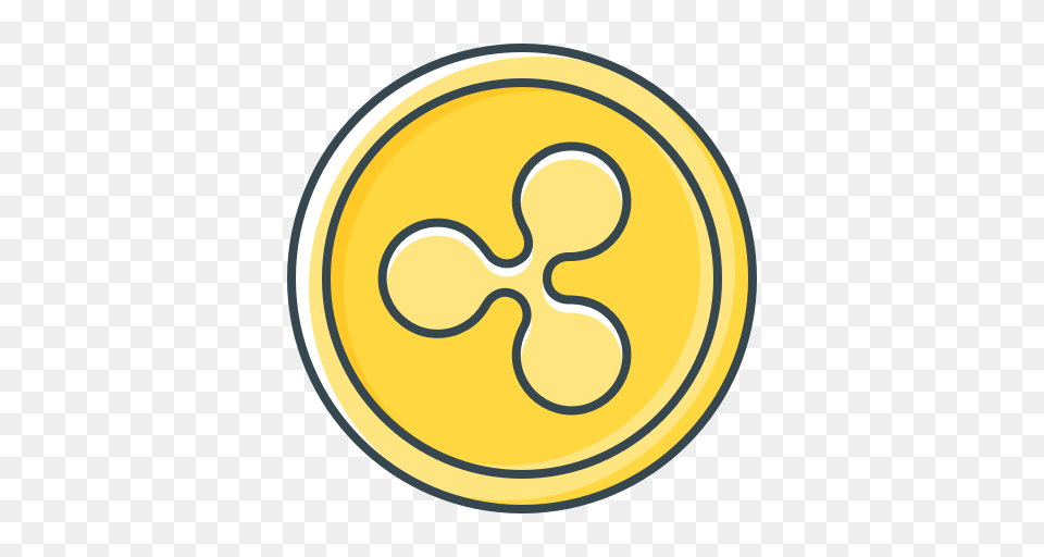 Coin Cryptocurrency Ripple Xrp Icon, Symbol, Gold, Astronomy, Moon Png Image