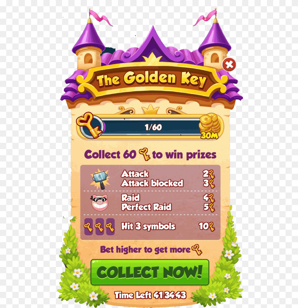 Coin Master The Golden Key Event Coin Master Events List, Advertisement, Poster Png Image