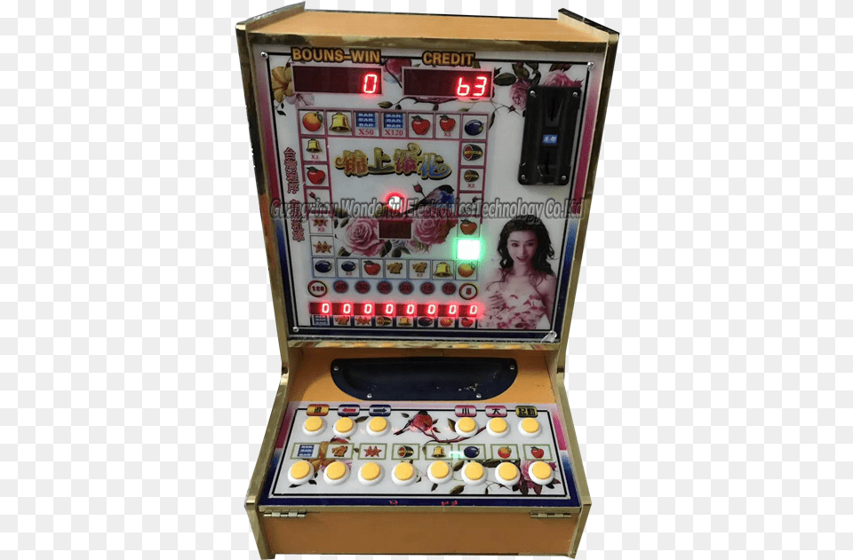 Coin Operated Kenya Gambling Africa Gambling Machine Pinball, Game, Slot, Face, Head Png Image