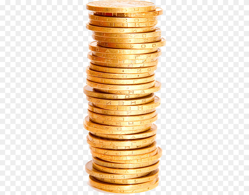 Coin Stack Photos Stack Of Coins, Gold, Beverage, Milk, Money Free Transparent Png