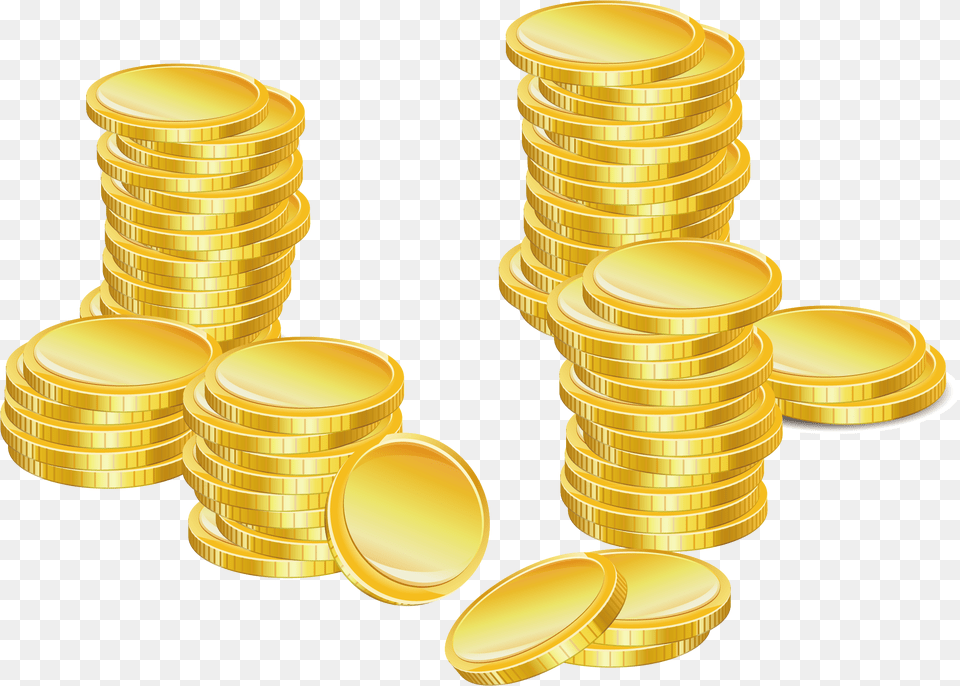 Coin Vector Cartoon Images Of Money, Gold, Treasure, Smoke Pipe Png Image