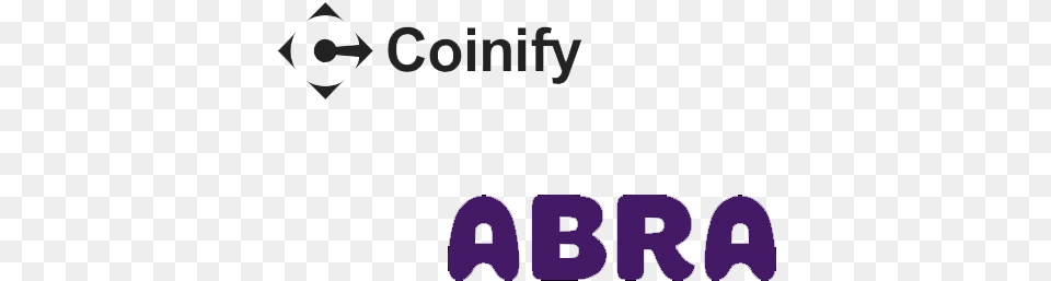 Coinify Tech To Power Abra Cryptocurrency Wallets Expanding Graphic Design, Logo, Text, Blackboard Png Image