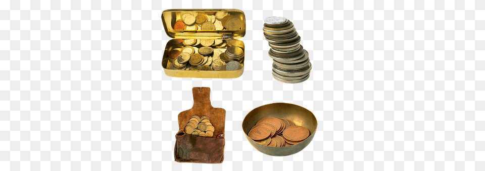 Coins Treasure, Coin, Money Free Png
