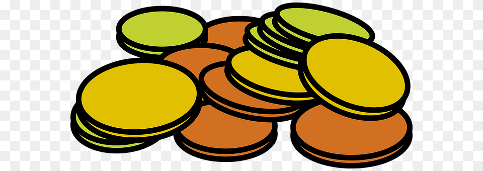 Coins Food, Sweets, Chandelier, Lamp Free Png