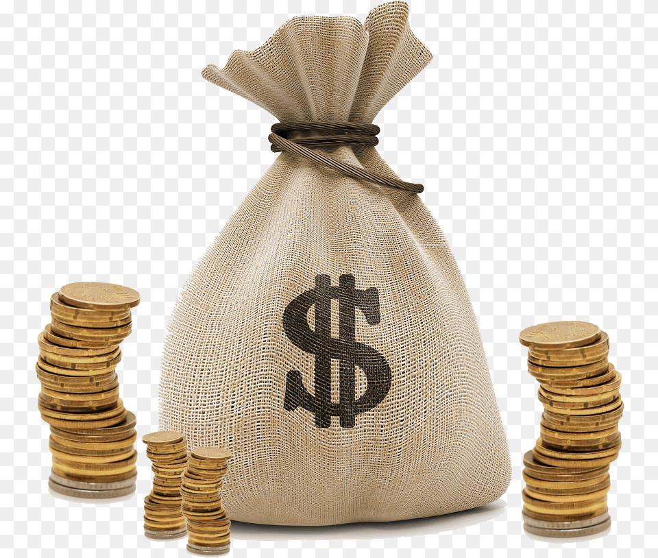 Coins, Bag, Sack Free Transparent Png