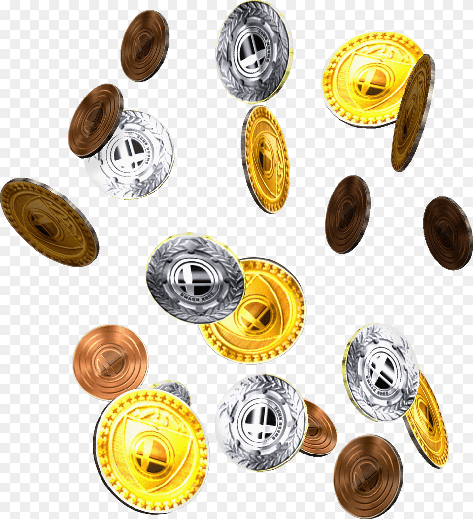 Coins And Bills, Treasure, Accessories, Bronze, Machine Free Transparent Png