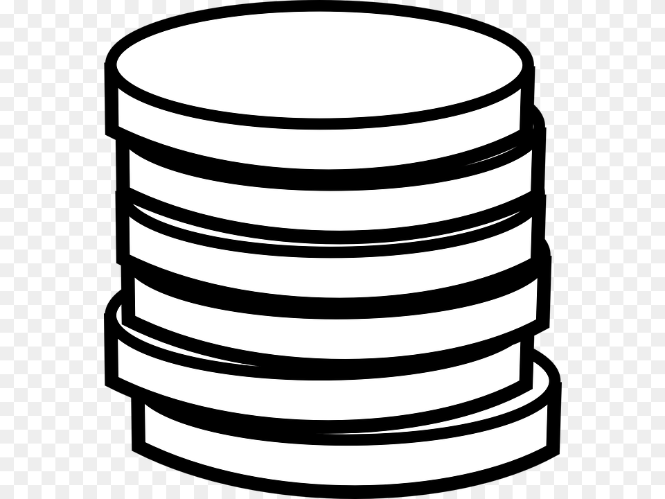 Coins Chips Pile Blank Coins Clipart Black And White, Cake, Dessert, Food, Wedding Png