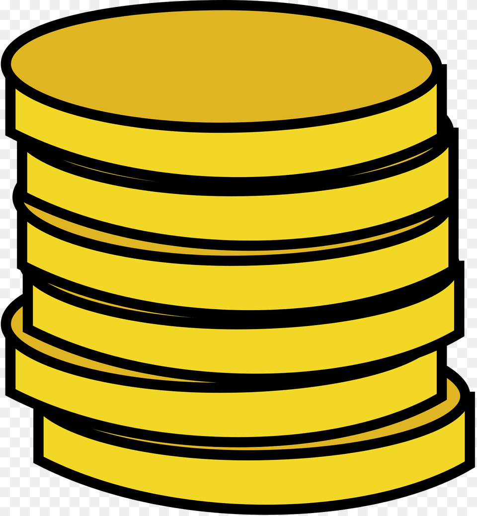 Coins Clipart, Gold, Coin, Money, Mailbox Free Transparent Png
