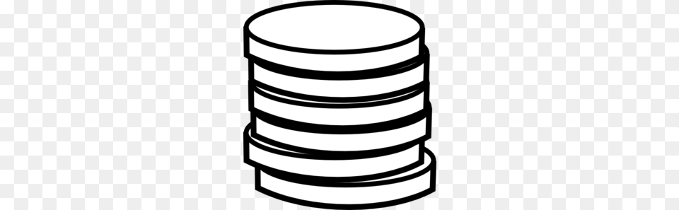 Coins Clipart Black And White Free Png